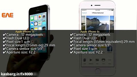Apple iPhone 5 SE VS iPhone 6s