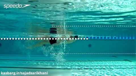 آموزش تکنیک های شنا - وضعیت بدن در شنای کرال پشت 1