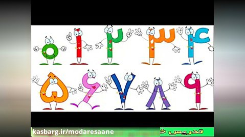 آموزش شمارش اعداد فارسی به کودکان با شعر