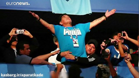 مارادونا از خوشحالی صعود آرژانتین مریض شد
