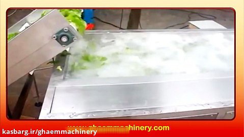 خط خرد کن و شستشوی سبزیجات 500 کیلوگرم در ساعت