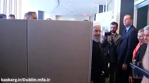 ملاقات روسای جمهور ایران و ایرلند در سازمان ملل متحد