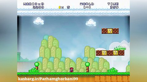 گیم پلی بازی قدیمی و خاطره انگیز قارچ خور (Mario) نسخه کامپیوتر