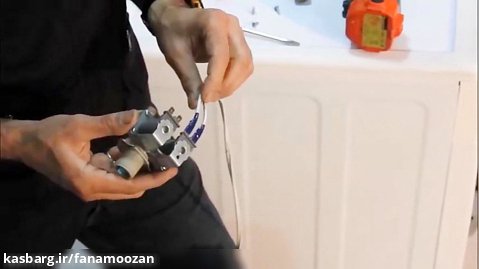آموزش تعمیرات ماشین لباسشویی - نحوه ی تست بوبین شیر برقی