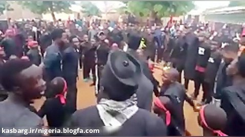 عزاداری امام حسین توسط پیروان شیخ زاکزاکی ( زکزاکی ) در پاتیسکوم، نیجریه