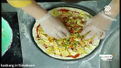 طرز تهیه پیتزای سبزیجات
