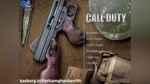 گیم پلی بازی کالاف دیوتی 1 (Call Of Duty) نسخه کامپیوتر