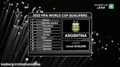 خلاصه بازی آرژانتین ۲ _ ۰ پرو