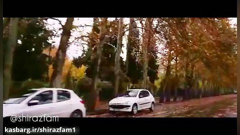 فیلمی بسیار زیبا از باران پاییزی شیراز