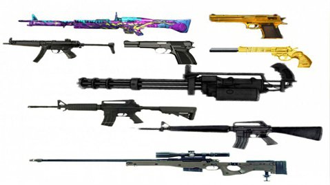تفنگ های مورد علاقه من :/