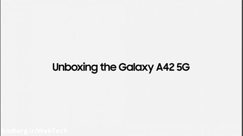 جعبه گشایی گوشی سامسونگ گلکسی آ42 نسخه 5جی | Unboxing Samsung Galaxy A42 5G