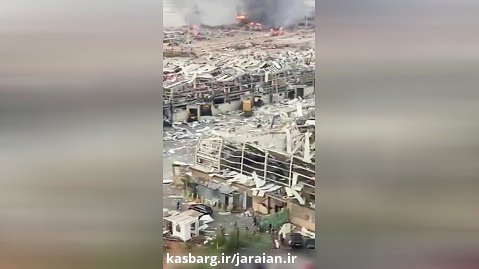 انفجار در بندر بیروت لبنان