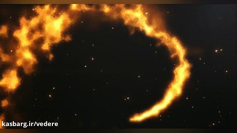 پروژه افتر افکت نمایش لوگو با افکت آتش Fire Logo Cinematic