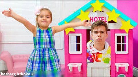 میا و ناستیا - بازی میا در هتل عروسکی
