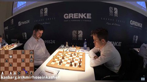 مات شدن سویدلر توسط مگنوس کارلسن قهرمان شطرنج جهان  با پیاده!!!!ترکیدم از خنده