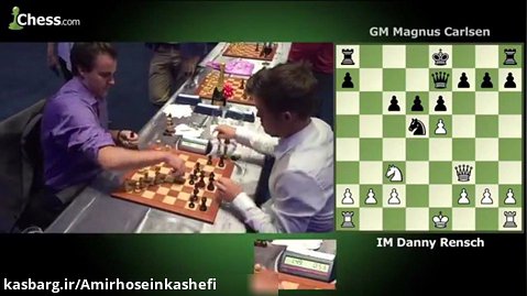 مانور فوق العاده ی مگنوس کارلسن قهرمان شطرنج جهان