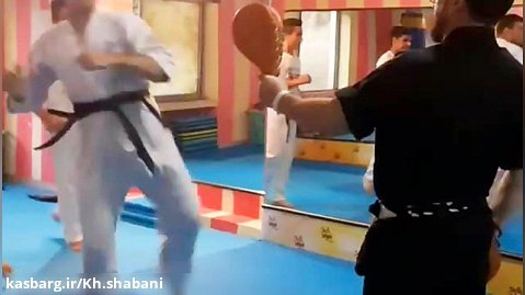 تمرینات کلاسی سبک کیوکوشین کاراته اوکیناوایی.