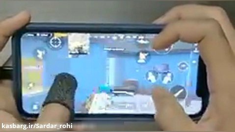 گیم پلی پابجی موبایل چهار انگشتی | gameplay pubg mobile 4 fingers