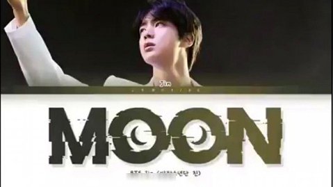 لیریک آهنگ moon از (jin)
