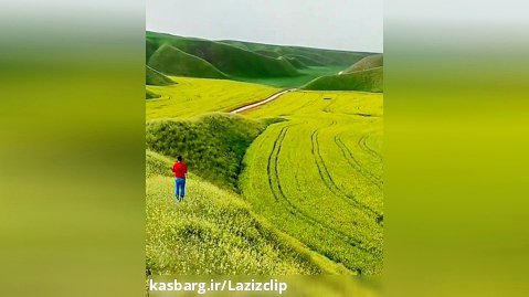 تپه ماهورهای هزار دره گلستان . طبیعت زیبای ایران