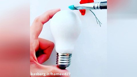 خلاقیت با لامپ