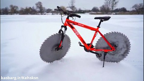 دوچرخه سواری روی یخ