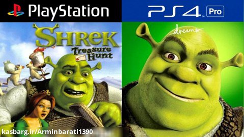 Shrek PlayStation Evolution PS1 - PS4