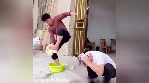 حمام در چین  ( خنده)