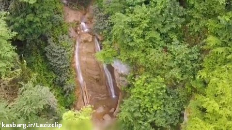 آبشار تودارک یا جلیسان در تنکابن . طبیعت ایران