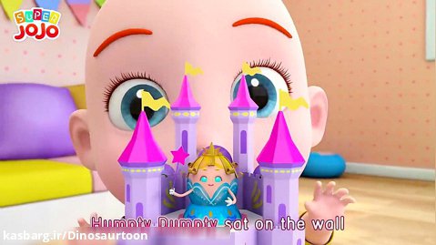 Humpty Dumpty Sat On A Wall   More Nursery Rhymes  Kids Songs - Super JoJo