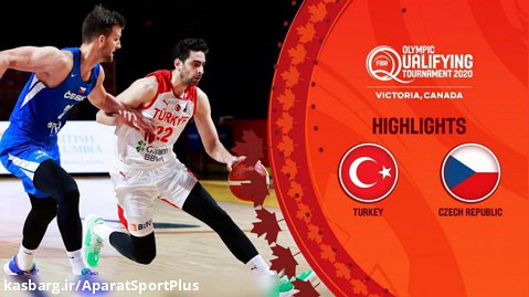 بسکتبال انتخابی المپیک؛ ترکیه - چک