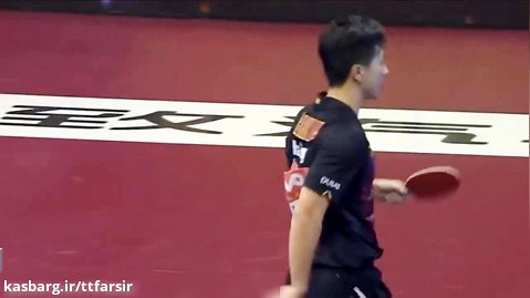 لحظات پیروزی و خوشحالی بازیکنان پینگ پنگ