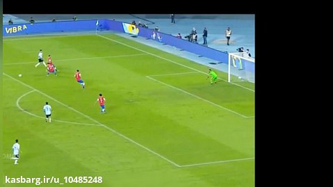 سوپر گل لئو مسی به تیم ( شیلی )