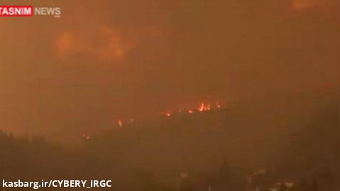 آتش‌سوزی گسترده یونان در روز پنجم