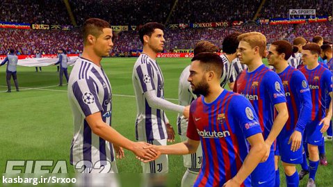 بارسلونا - یونتوس FIFA 22 PS5 MOD