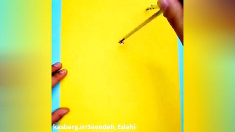 کاردستی خلاق و زیبا با کاغذ رنگی