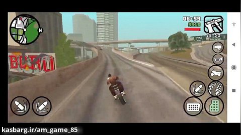 پارت 3 گیم پلی بازی GTA 5 با دوبله فارسی با موتور افتادم دنبال یارو