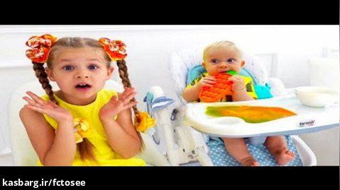 بازی دیانا و روما با اولیور کوچولو | بهترین ویدیوها با برادر کوچک