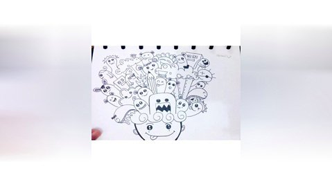 نقاشی ی دودل من برای مسابقه