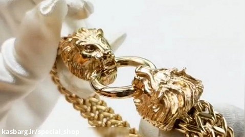 دستبند روکش طلای شیر