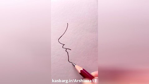نقاشی ساده در چند دقیقه با ی مداد