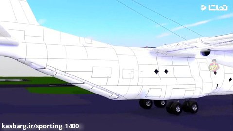 دانلود کارتون ماشین های رنگی سوار هواپیما