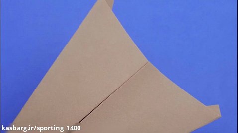 ساخت کاردستی با کاغذ : آموزش ساخت موشک کاغذی حرفه ای مدل چکش