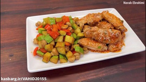آموزش آشپزی بال مرغ با سبزیجات
