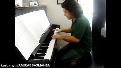 پیانو زدن سامن احتشامی