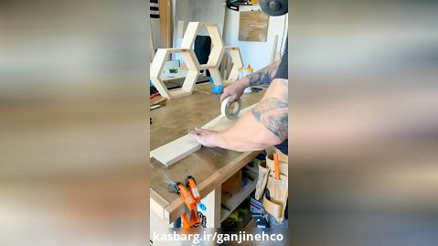 ساخت شلف چوبی به ساده ترین روش (صنایع چوب گنجینه)