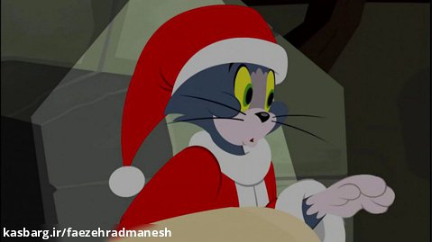 کارتون تام و جری | تام بابانوئل می شود