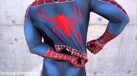 نحوه پوشیدن لباس مرد عنکبوتی در واقعیت