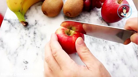 ترفند تزیین - تزیین میوه - میوه آرایی
