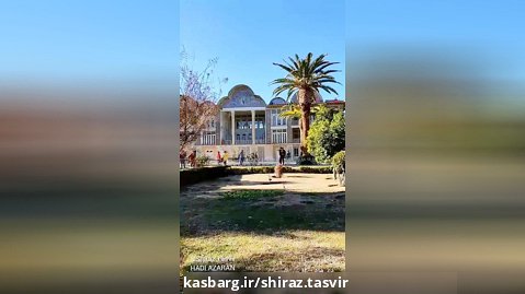 کلیپ بسیار زیبا از باغ ارم شیراز
